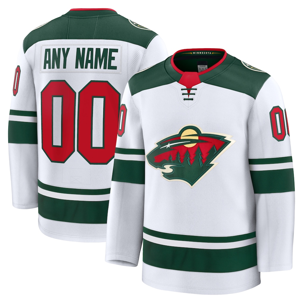 Kamcf Custom M.Wild White Away Premium Jerseys