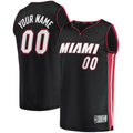 Kamcf Custom M.Heat Black Fast Break Replica Jerseys - Icon Edition