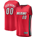 Kamcf Custom M.Heat  Red Fast Break Jerseys - Statement Edition
