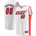 Kamcf Custom M.Heat White Fast Break Replica Jerseys - Association Edition
