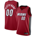 Kamcf Custom M.Heat Heat Jordan Brand Red Swingman Jerseys - Statement Edition