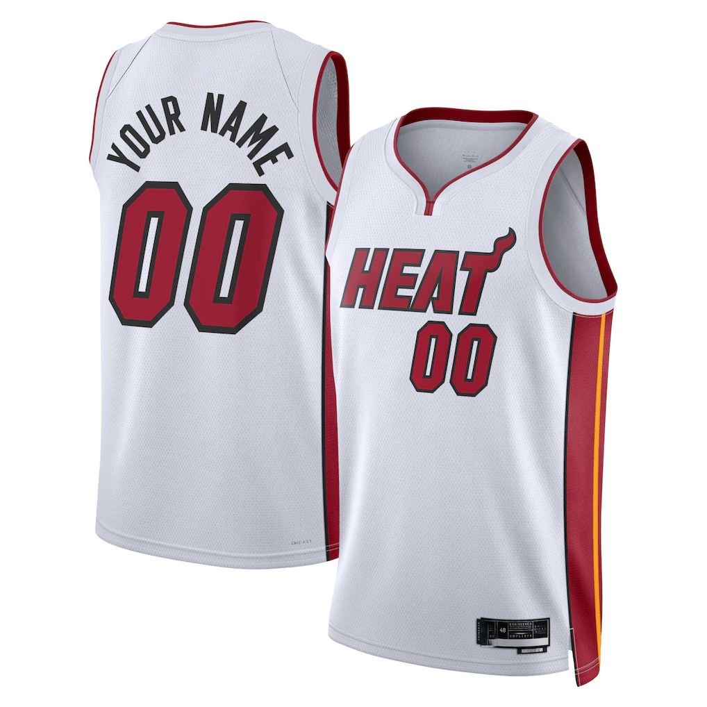 Kamcf Custom M.Heat Heat White Swingman Jerseys - Association Edition