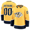 Kamcf Custom N.Predators Gold Home Premium Jerseys