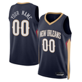 Kamcf Custom NO.Pelicans Navy 202223 Swingman Stitched Jerseys- Icon Edition