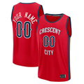 Kamcf Custom NO.Pelicans Red Fast Break Stitched Jerseys- Statement Edition