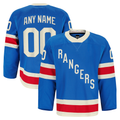 Kamcf Custom NY.Rangers Blue Centennial Authentic Pro Jerseys