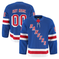 Kamcf Custom NY.Rangers Royal Home Authentic Pro Jerseys