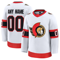 Kamcf Custom O.Senators White Away Premium Jerseys