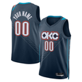 Kamcf Custom OC.Thunder Blue 202526 City Edition Swingman Stitched Jerseys