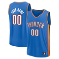 Kamcf Custom OC.Thunder Blue Fast Break Stitched Jerseys - Icon Edition