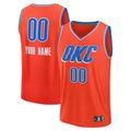 Kamcf Custom OC.Thunder Orange Swingman Stitched Jerseys - Icon Edition