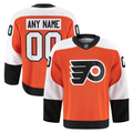Kamcf Custom P.Flyers Orange Home Authentic Pro Jerseys