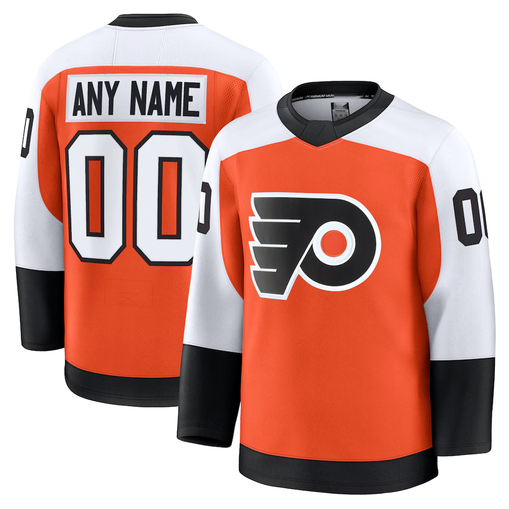 Kamcf Custom P.Flyers Orange Home Premium Jerseys