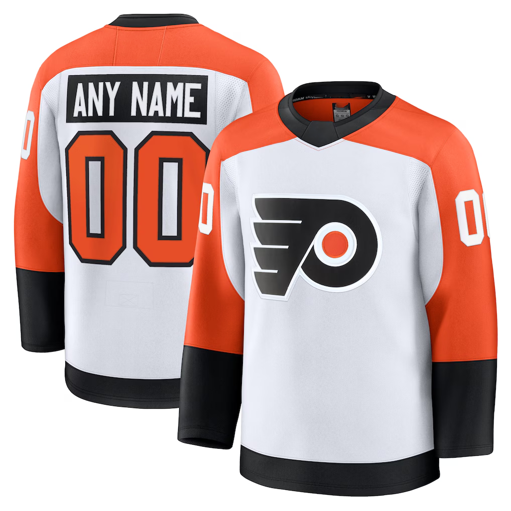 Kamcf Custom P.Flyers White Away Premium Jerseys