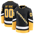 Kamcf Custom P.Penguins Black Alternate Premium Jerseys