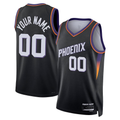 Kamcf Custom P.Suns Black Swingman Stitched Jerseys - Statement Edition