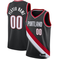Kamcf Custom PT.Blazers Black 202021 Swingman Stitched Jerseys- Icon Edition