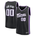 Kamcf Custom S.Kings Black Fast Break Stitched Jerseys - Icon Edition