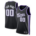 Kamcf Custom S.Kings Black Swingman Stitched Jerseys - Icon Edition