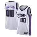 Kamcf Custom S.Kings White Swingman Stitched Jerseys - Association Edition