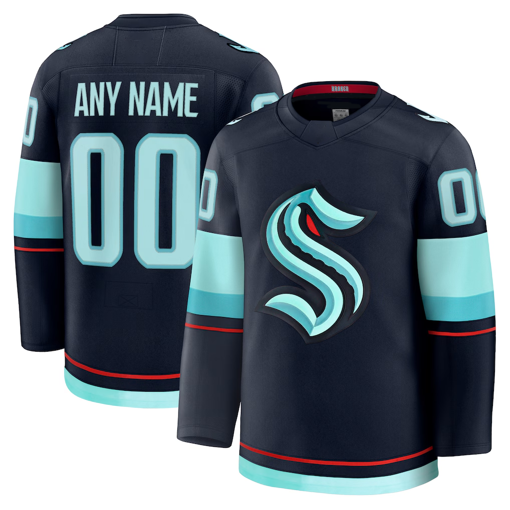Kamcf Custom S.Kraken Deep Sea Blue Home Premium Jerseys