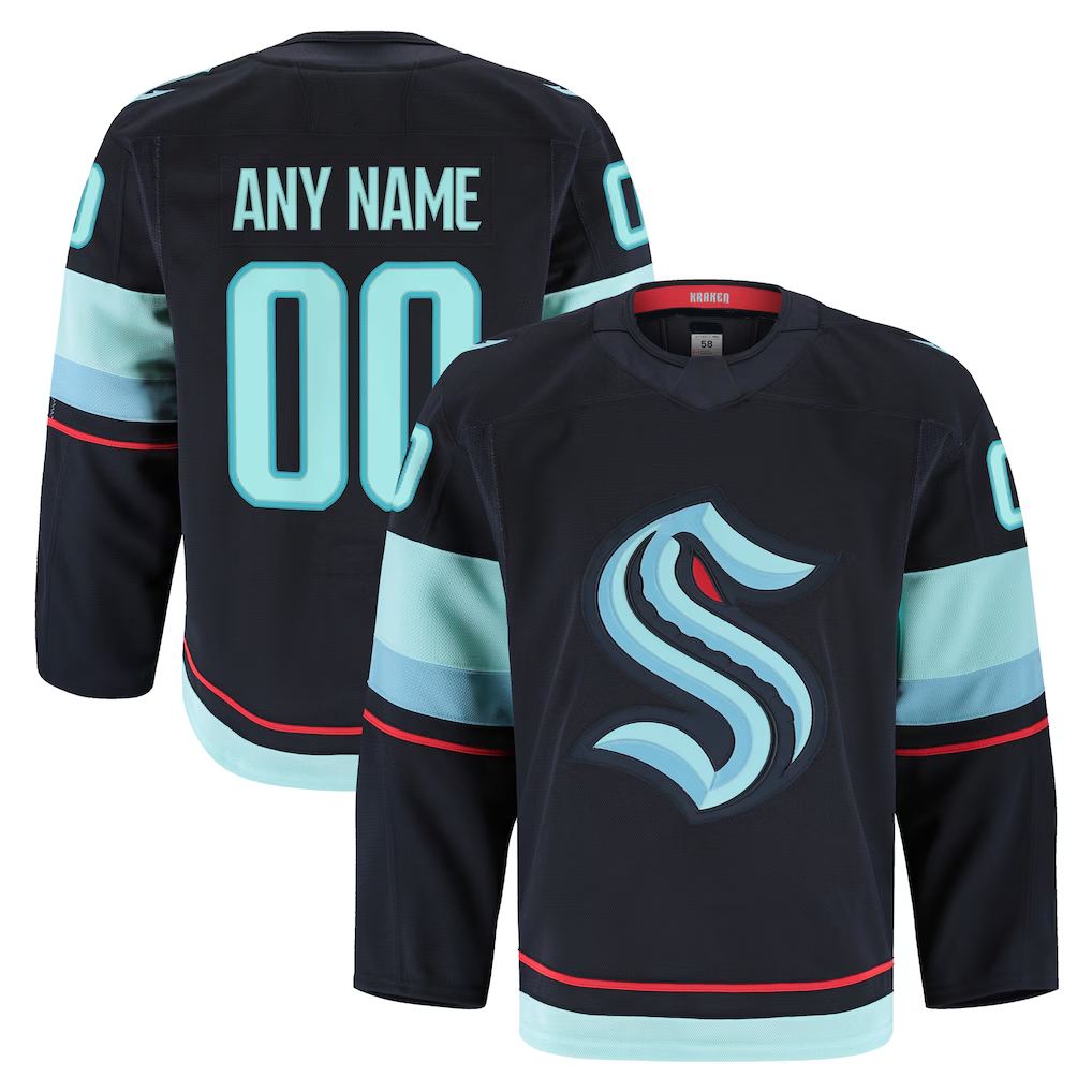 Kamcf Custom S.Kraken Deep Sea Blue Home Premium Jerseys