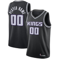 Kamcf Custom S.kings Black Swingman Stitched Jerseys - Statement Edition