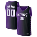 Kamcf Custom S.kings Purple Fast Break Stitched Jerseys - Statement Edition
