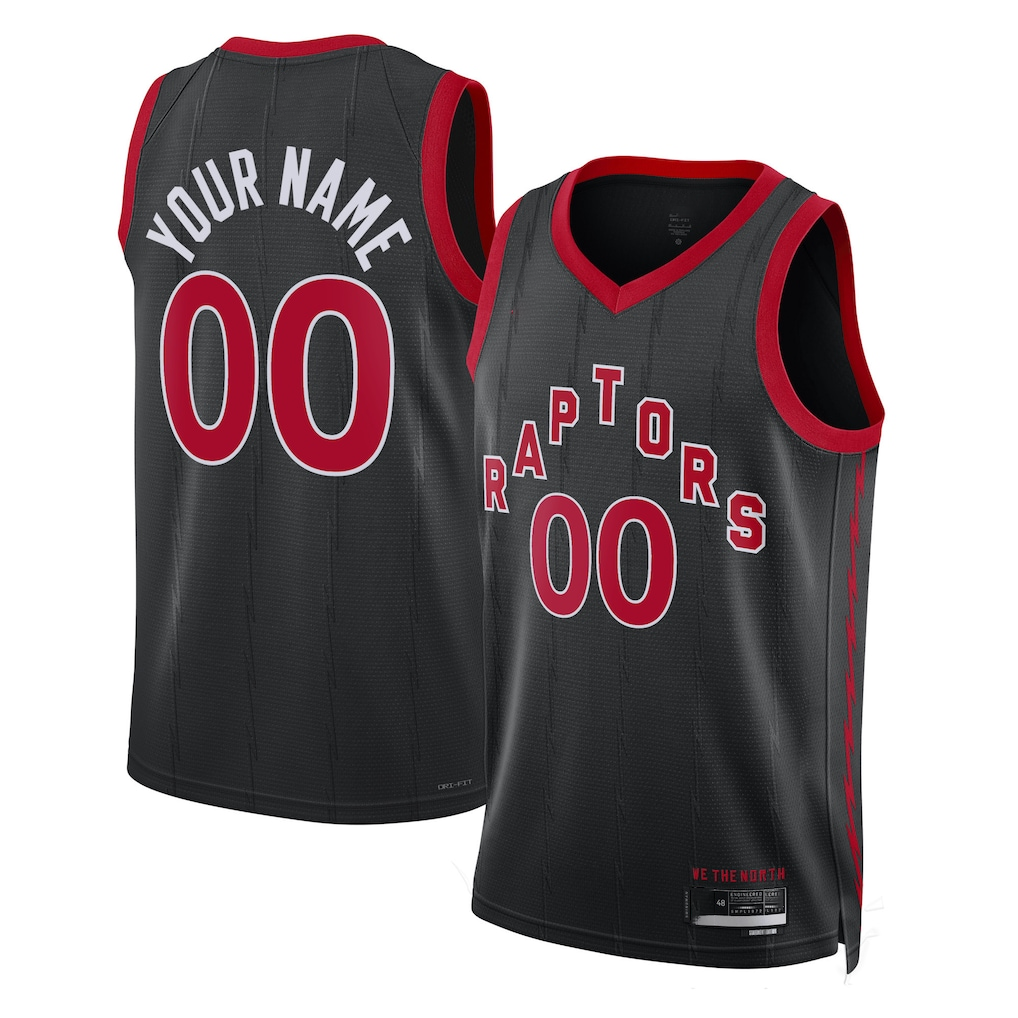 Kamcf Custom T.Raptors Black 202223 Swingman Jerseys - Statement Edition