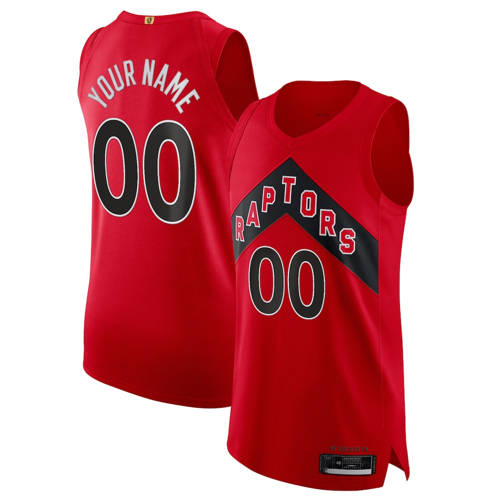 Kamcf Custom T.Raptors Red 202021 Authentic Jerseys - Icon Edition