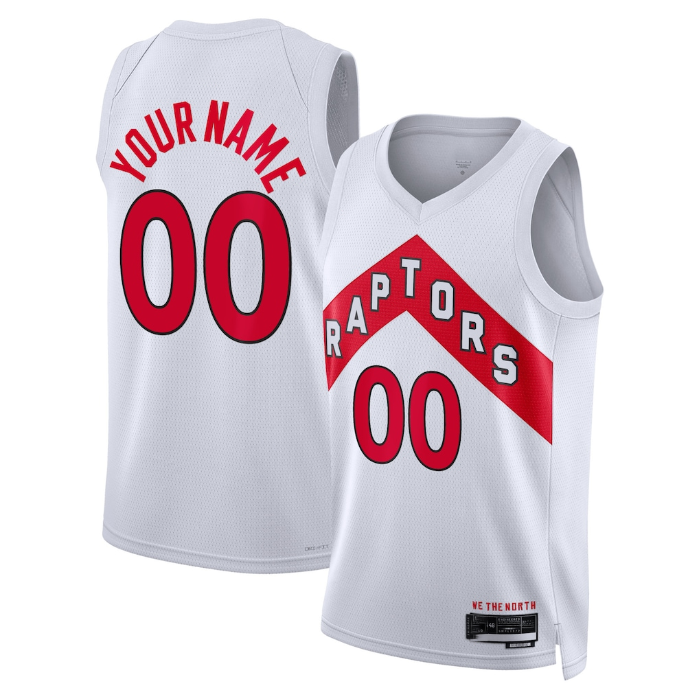 Kamcf Custom T.Raptors White Swingman Jerseys - Association Edition