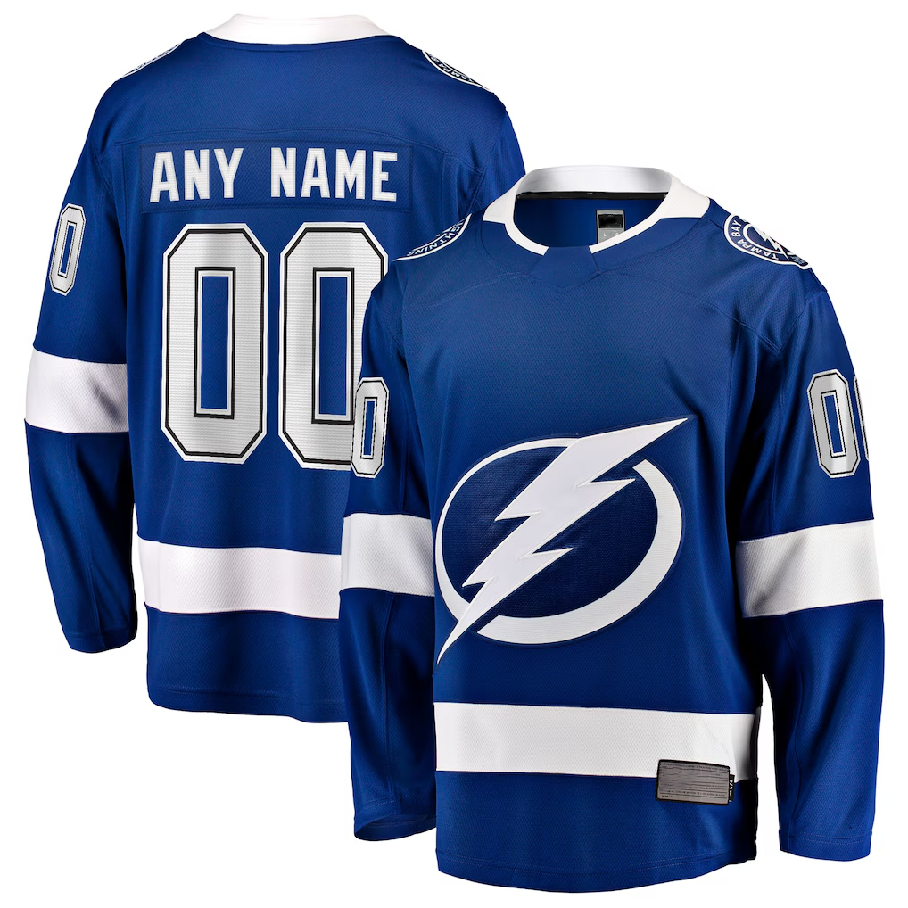 Kamcf Custom TB.Lightning Blue Home Breakaway Jerseys