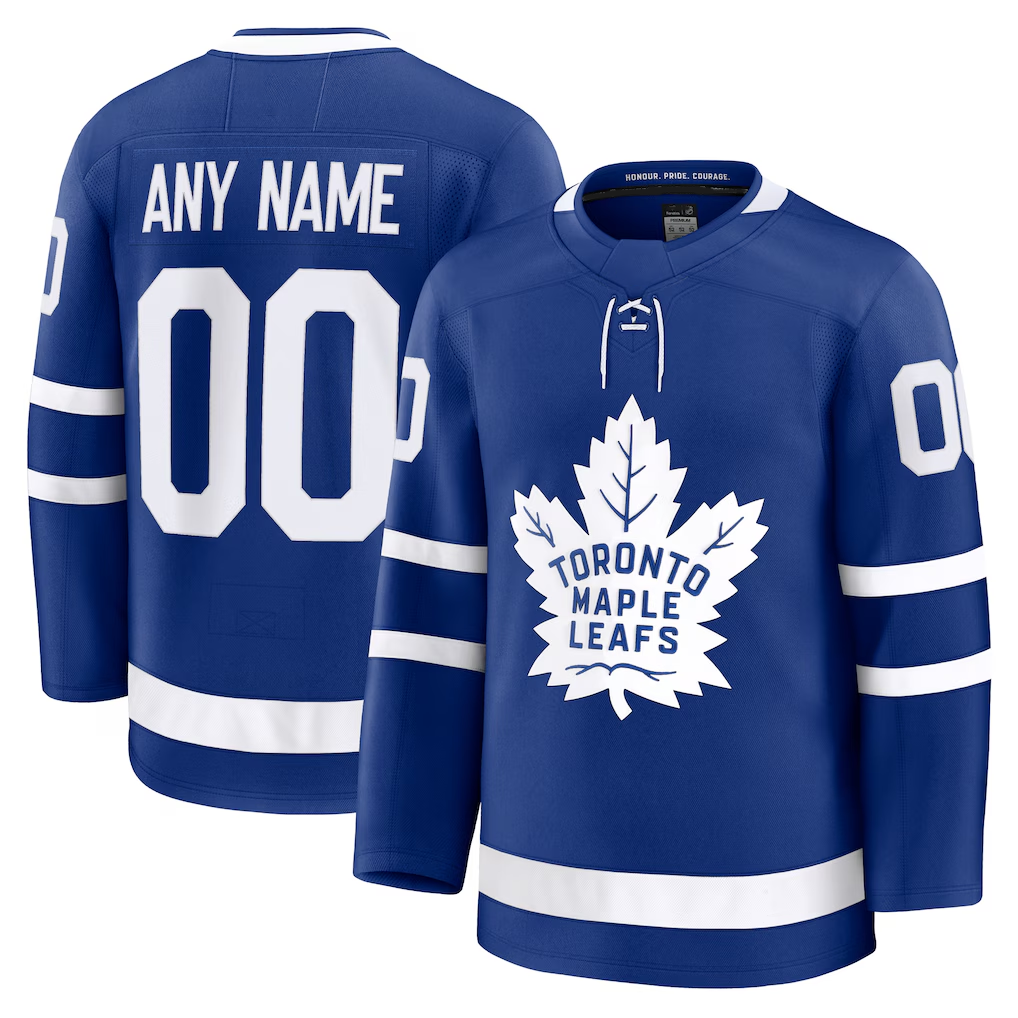 Kamcf Custom TM.Leafs Blue Home Premium Jerseys