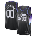 Kamcf Custom U.Jazz Black 2025 Swingman Stitched Jerseys - Statement Edition