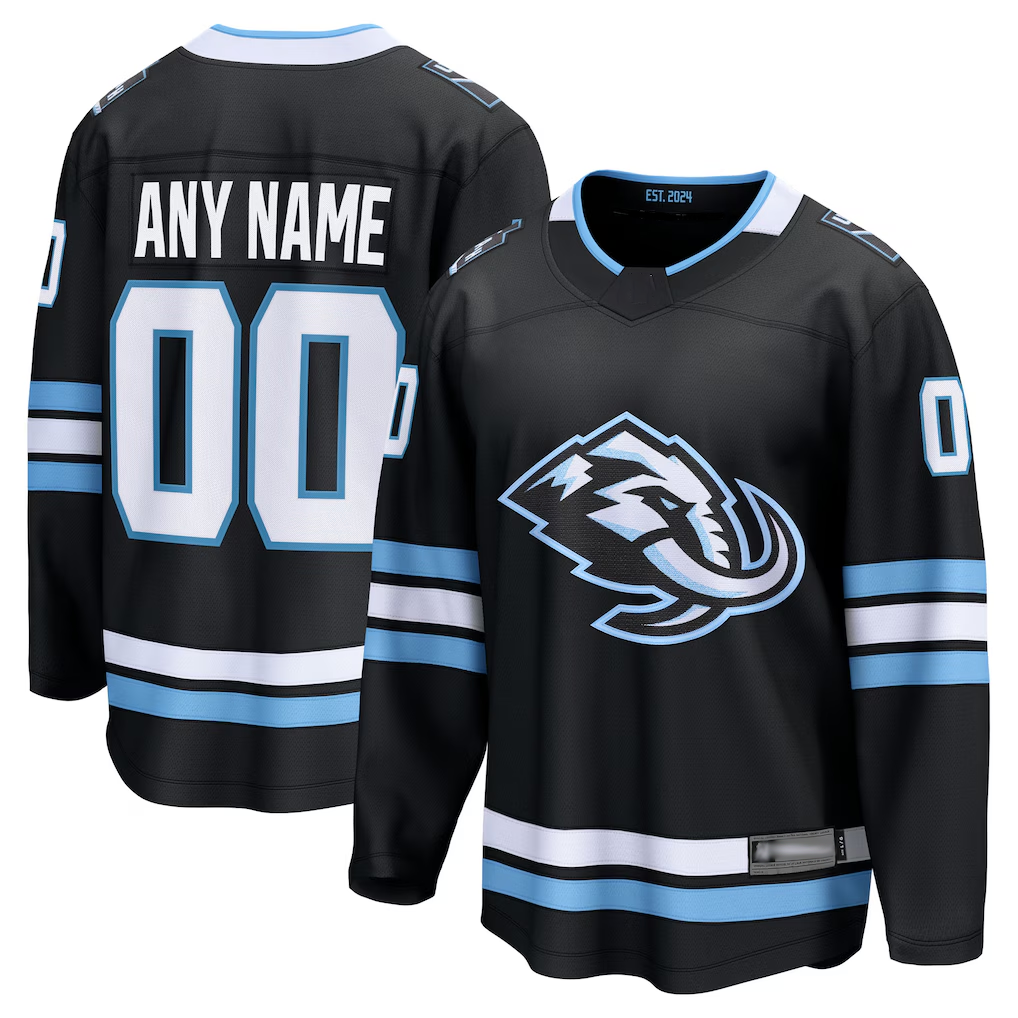 Kamcf Custom U.Mammoth Black Home Breakaway Jerseys