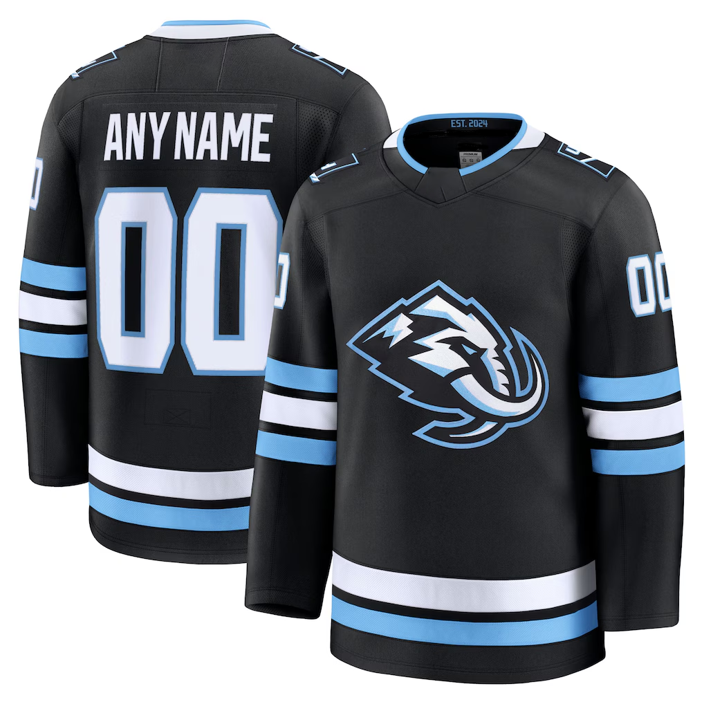 Kamcf Custom U.Mammoth Black Home Premium Jerseys