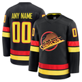 Kamcf Custom V.Canucks Black Alternate Premium Jerseys