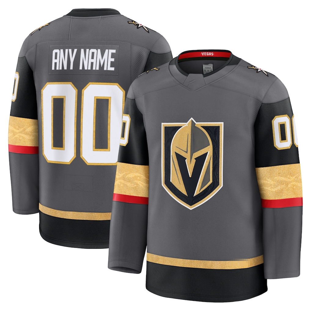 Kamcf Custom VG.Knights Gray Alternate Premium Jerseys