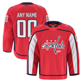 Kamcf Custom W.Capitals Red Home Authentic Pro Jerseys