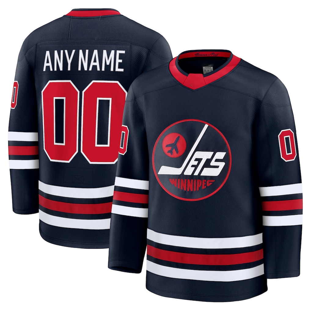 Kamcf Custom W.Jets Navy Alternate Premium Jerseys