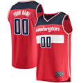 Kamcf Custom W.Wizards  Red Fast Break Replica Jerseys - Icon Edition