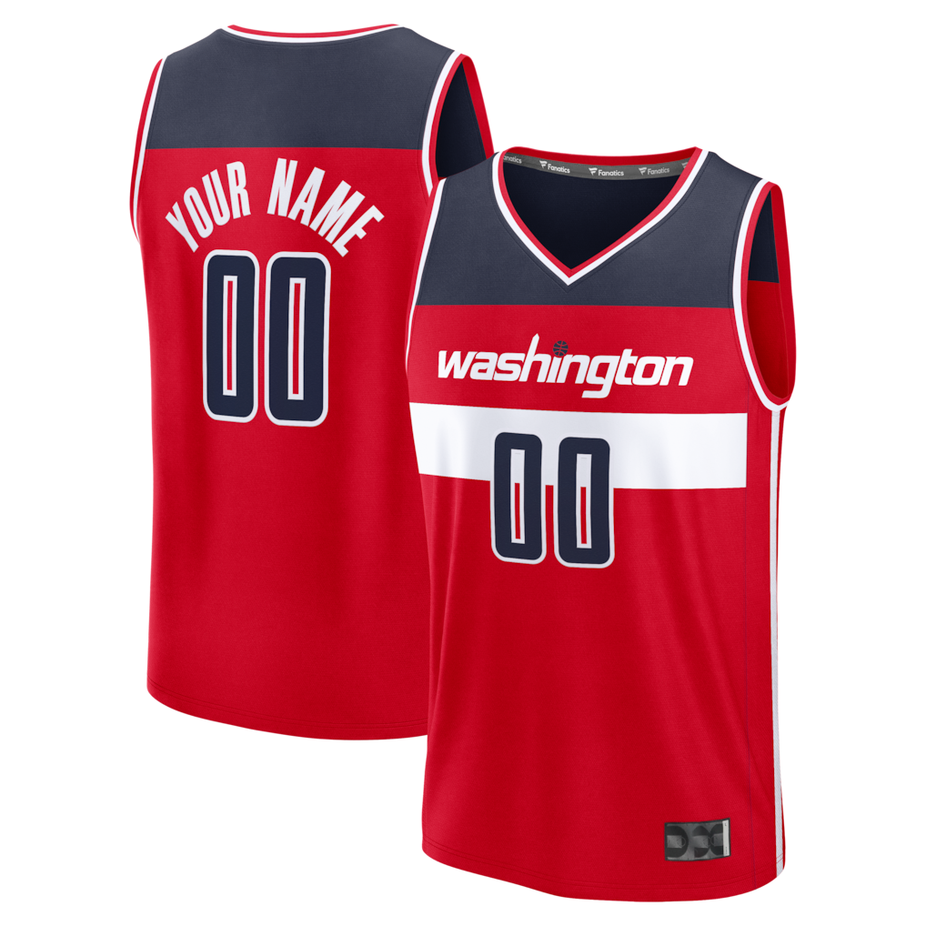 Kamcf Custom W.Wizards Red Jerseys - Icon Edition