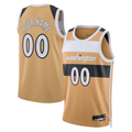 Kamcf Custom W.Wizards Gold 202526 City Edition Swingman Jerseys
