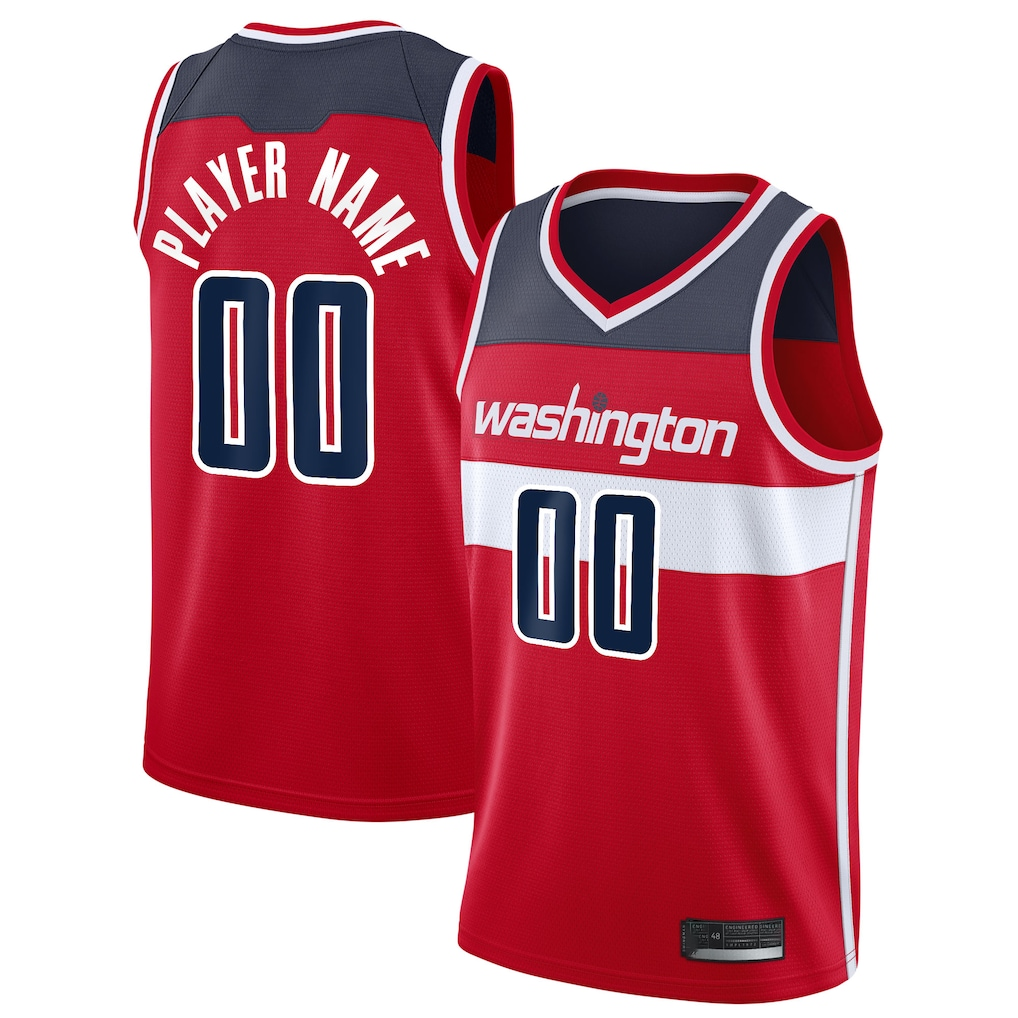 Kamcf Custom W.Wizards Red 202021 Swingman Jerseys - Icon Edition