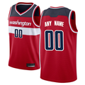 Kamcf Custom W.Wizards Red Swingman Jerseys - Icon Edition