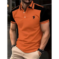 Simple Horse Pattern Polo Shirts For Men Summer Fashion Short Sleeve 3D Printed Polo Shirt Casual Oversized Lapel Button Tees
